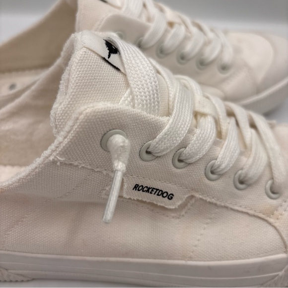 Rocket Dog Womens Sneakers White Canvas Cheery Mule Slip-On Casual White Size 11 - Picture 3 of 7